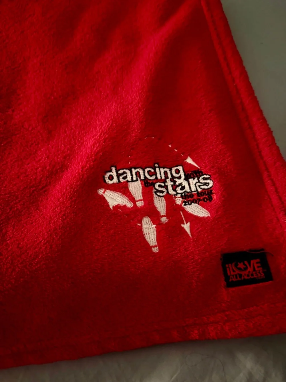 Dancing With The Stars Tour Red Fleece Blanket